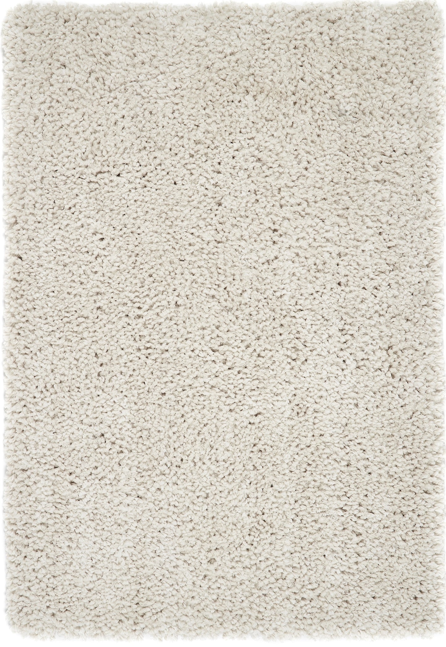 Origins Portland Modern Plain High Pile Super Soft Fluffy Shaggy Rug in Cream