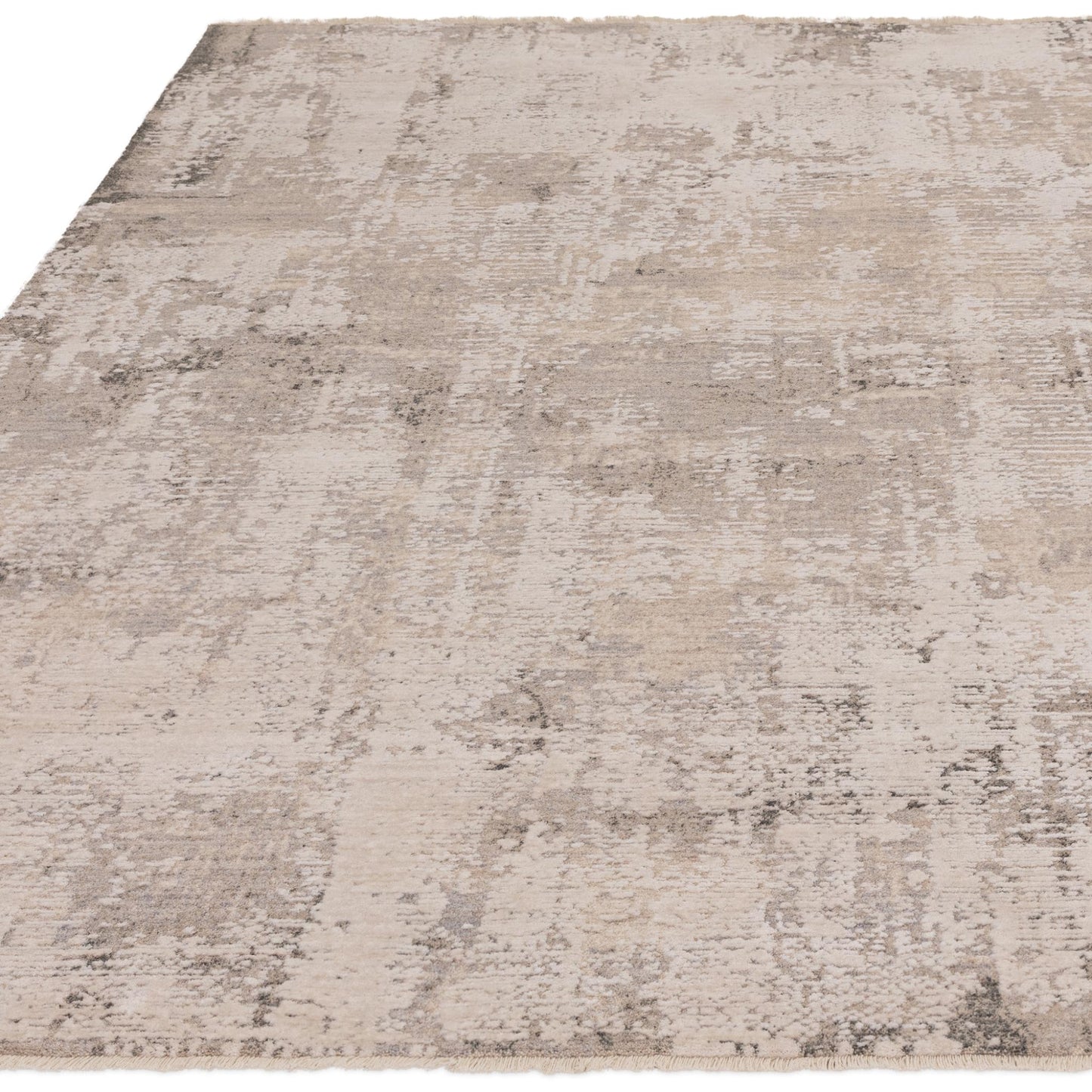 Seville 03 Olite Kurzflor-Teppich, modern, abstrakt, weich, seidig, in Beige, Natur