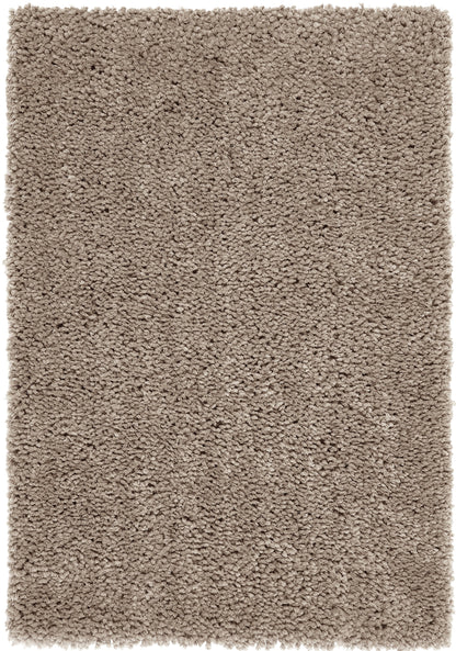 Origins Portland Modern Plain High Pile Super Soft Fluffy Shaggy Rug in Natural Brown