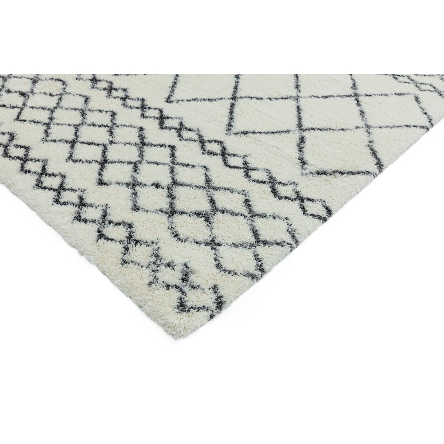 Alto AL02 Cream Grey – Bold Moroccan Intrigue and Soft Shaggy Comfort