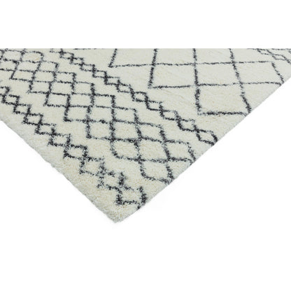 Alto AL02 Cream Grey – Bold Moroccan Intrigue and Soft Shaggy Comfort