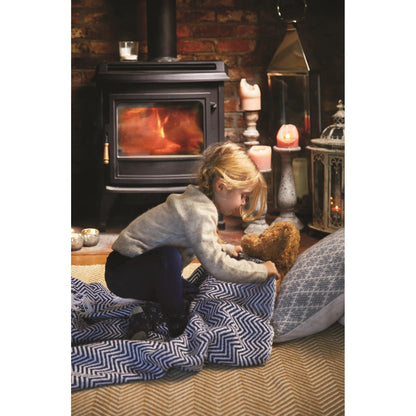 Hug Rug Woven Herringbone Throw Blanket Bed Sofa Chair Cover in 130 x180 cm