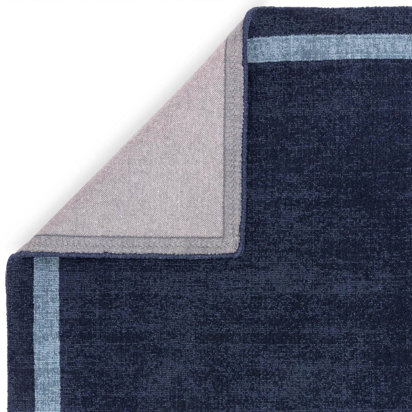 Albi Navy Blue Runner – Bold Minimalist Elegance and Natural Wool Luxury