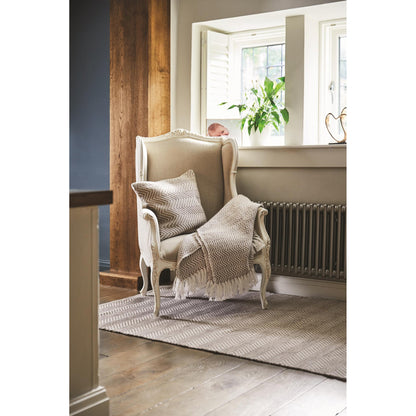 Hug Rug Woven Herringbone Throw Blanket Bed Sofa Chair Cover in 130 x180 cm