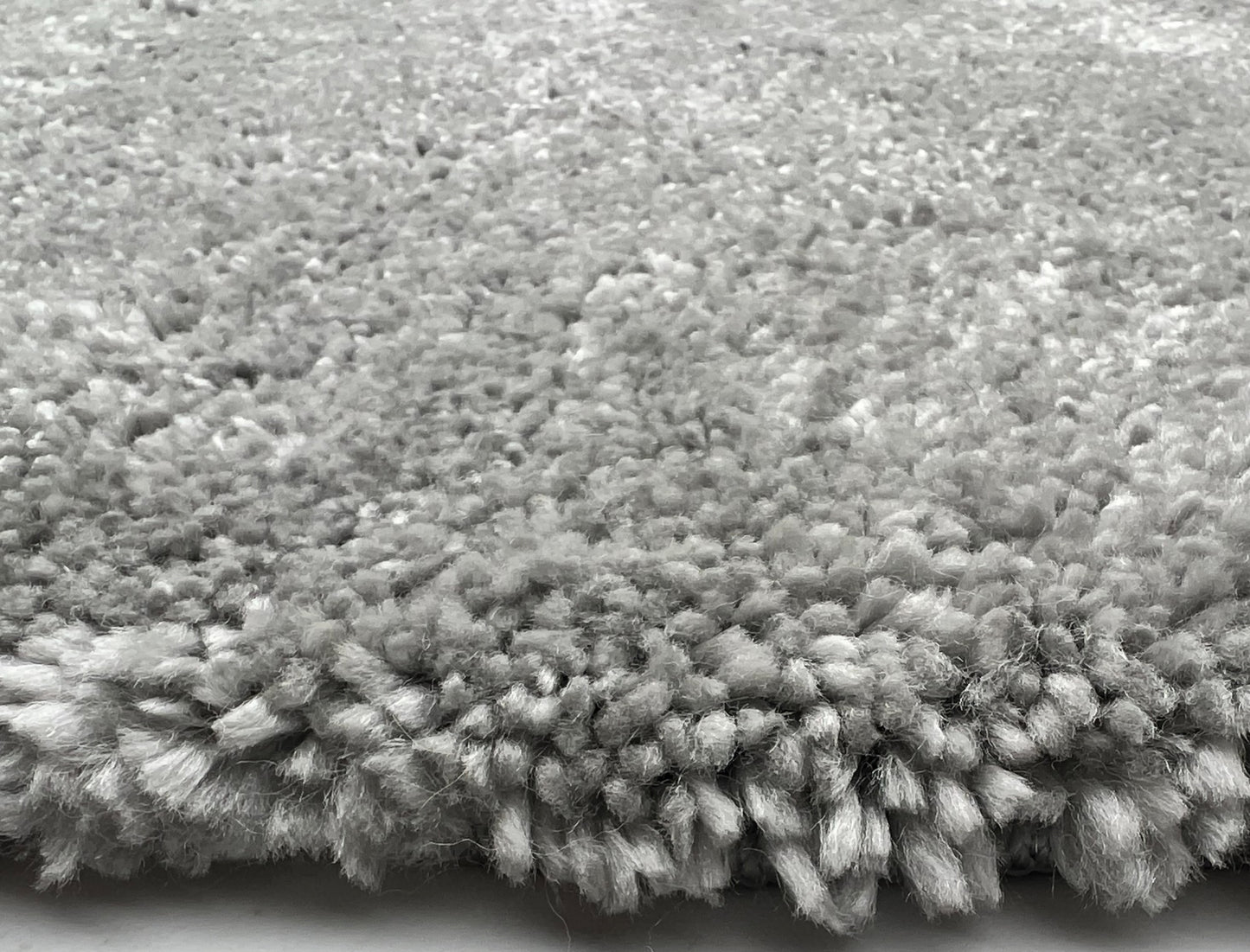 Waschbarer, zotteliger, weicher, flauschiger, rutschfester, maschinenwaschbarer Teppich von My Lux in Silber