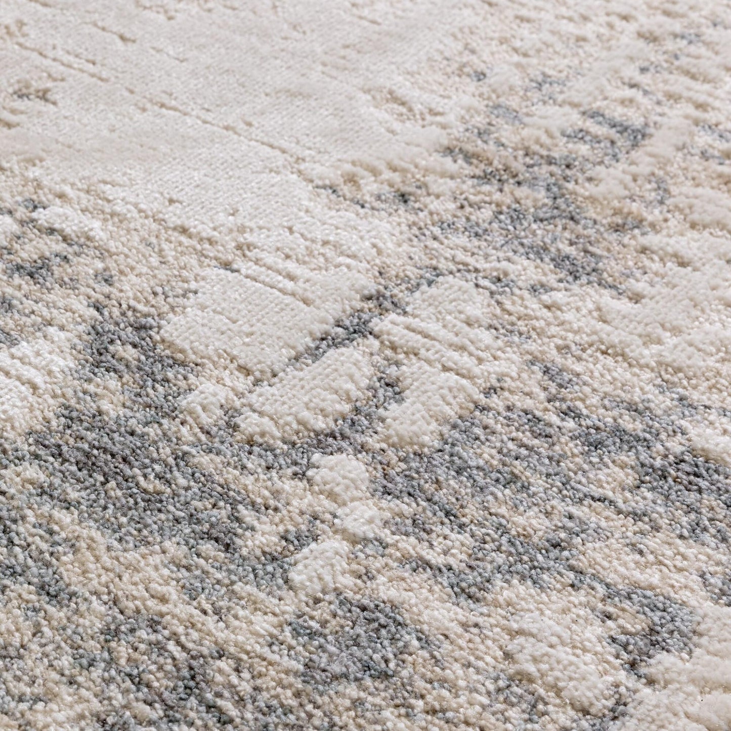 Anders AN01 Grey Shimmer – Modern Boho Elegance and Silky Abstract Sophistication