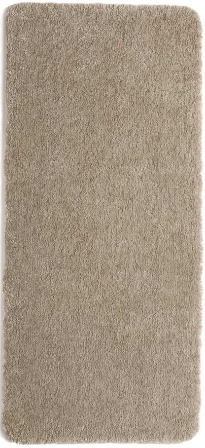Waschbarer, zotteliger, weicher, flauschiger, rutschfester Teppich in Steinbeige von My Lux