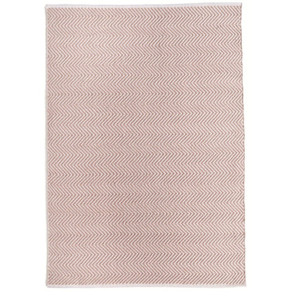 Hug Rug Recycled Washable Rug – Rose Pink – Indoor Outdoor Reversible Herringbone Rug