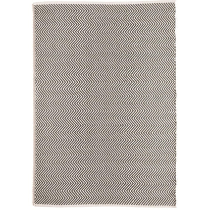 Hug Rug Recycled Washable Rug – Grey – Indoor Outdoor Reversible Herringbone Rug