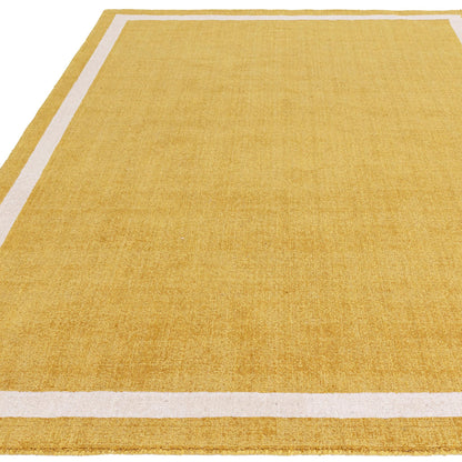 Albi Ochre Yellow – Bold Minimalist Elegance and Natural Wool Luxury