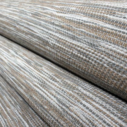 Mambo 2000 Modern Taupe Textured Indoor & Outdoor Flatweave Rug