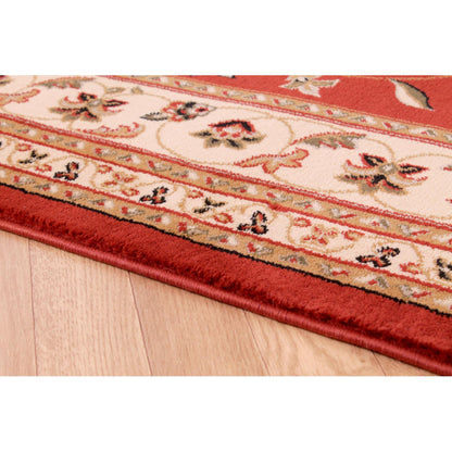 Sherborne Terrakotta-Teppich, traditionell, klassisch, orientalisch, für Schlafzimmer und Wohnzimmer 