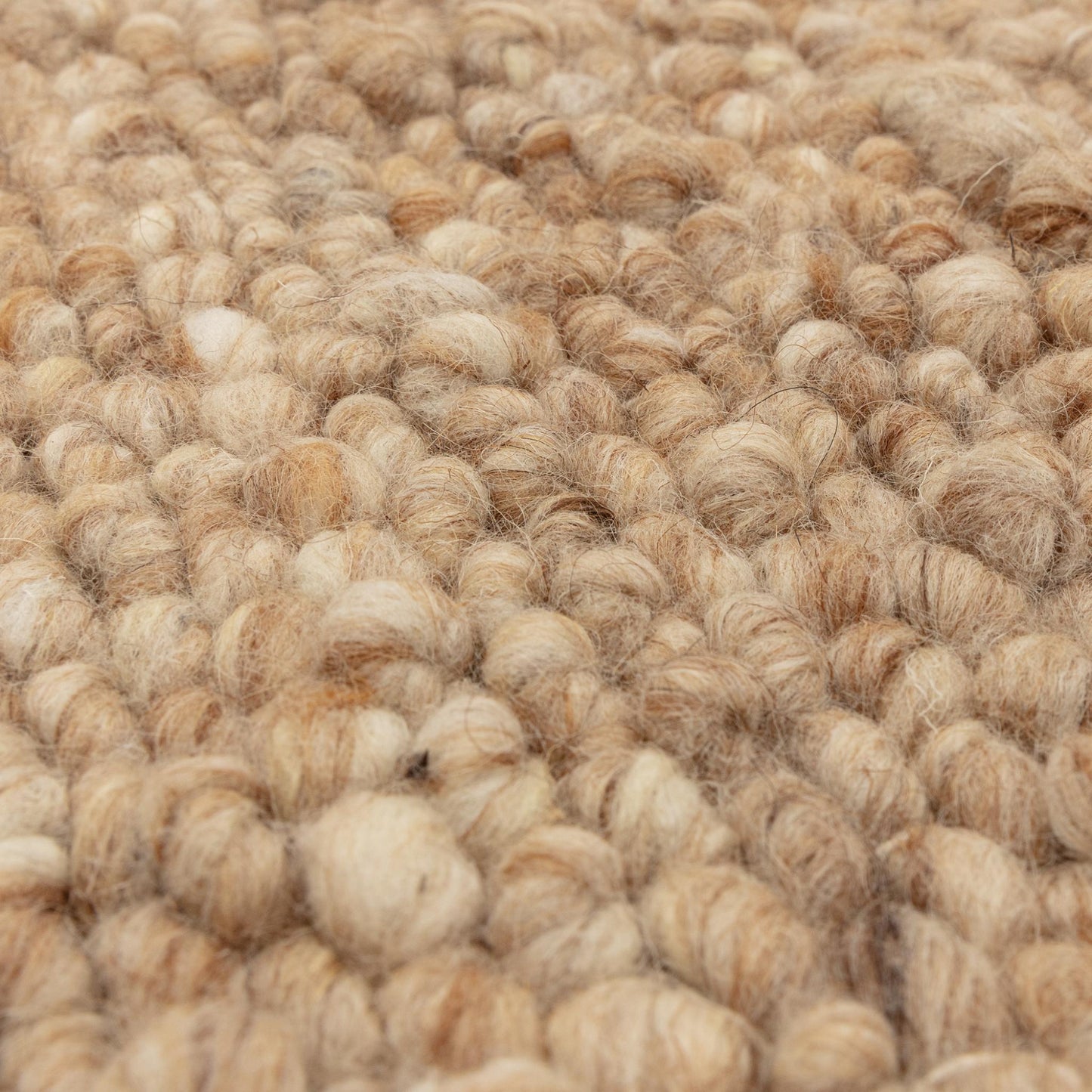 Adler Hand Woven Boucle Wool Honey Beige Rug – Natural & Sustainable Luxury