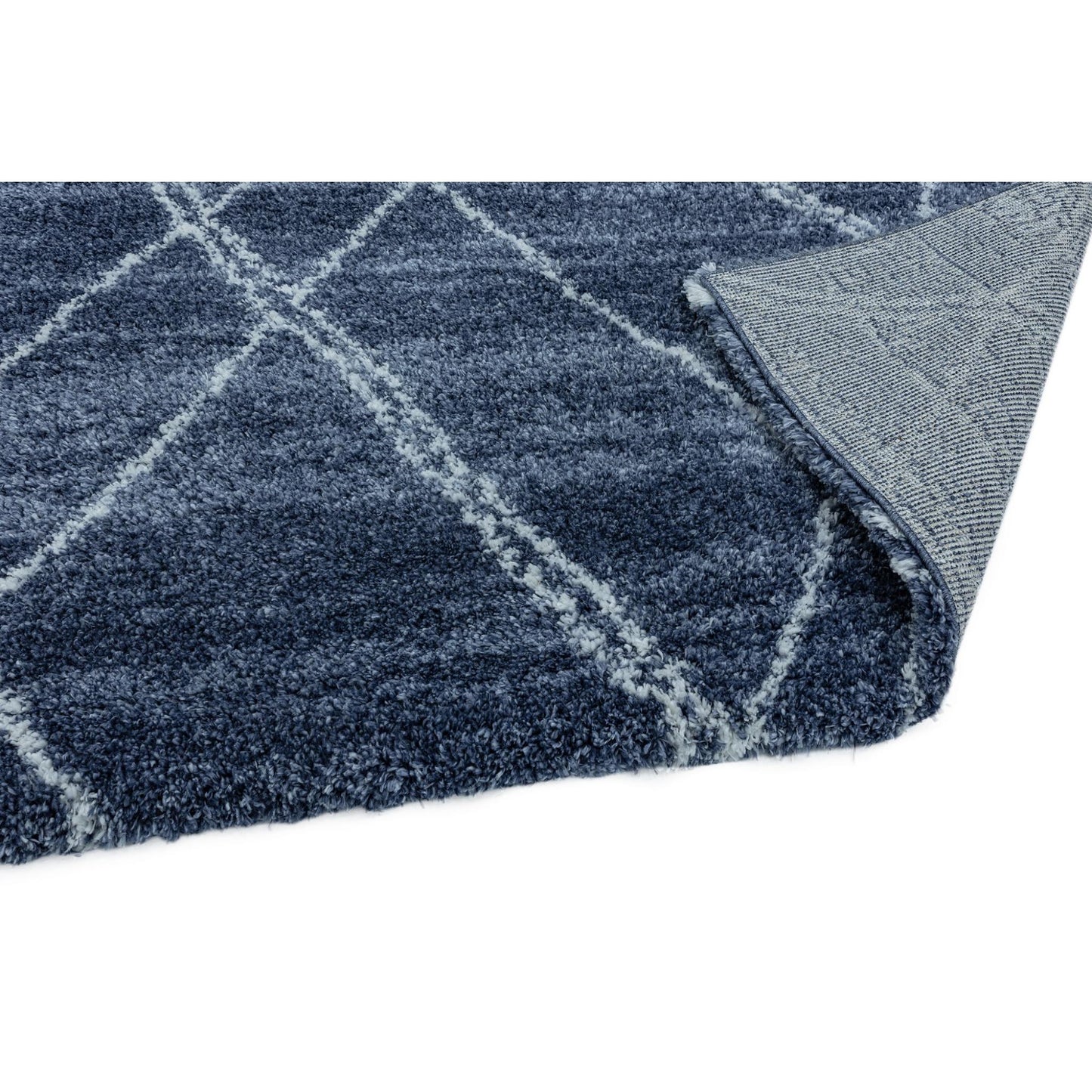 Alto AL01 Blue Cream – Bold Moroccan Intrigue and Soft Shaggy Comfort