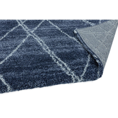 Alto AL01 Blue Cream – Bold Moroccan Intrigue and Soft Shaggy Comfort