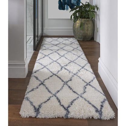 Alto AL03 Cream Grey – Bold Moroccan Intrigue and Soft Shaggy Comfort