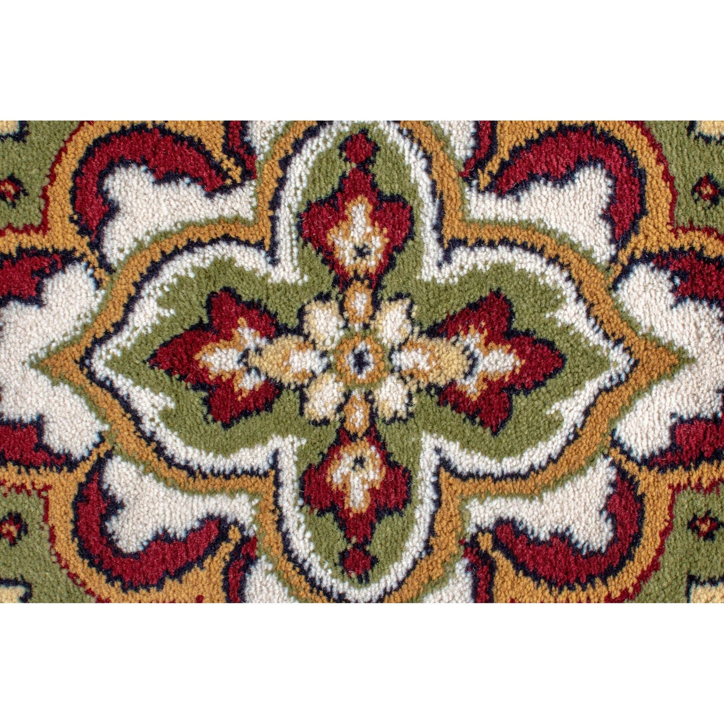 Sherborne Green Rug Traditional Classic Oriental Bedroom Living Room Rug