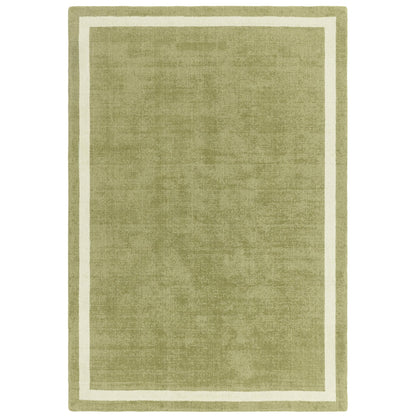 Albi Green Runner – Bold Minimalist Elegance and Natural Wool Luxury