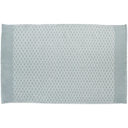 Hug Rug Woven Trellis Washable Indoor Outdoor Sky Grey