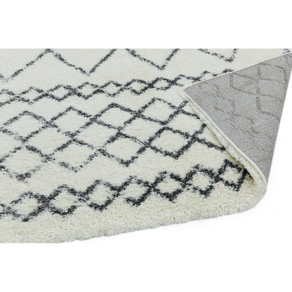 Alto AL02 Cream Grey – Bold Moroccan Intrigue and Soft Shaggy Comfort