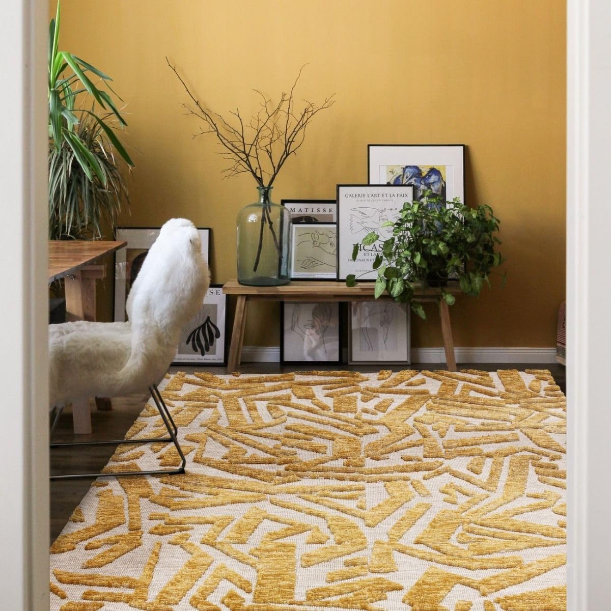Mason Rug for Living Room Bedroom Dining Room Carpet Artistic Designs Abstract Quality Silky Super Soft Rug
