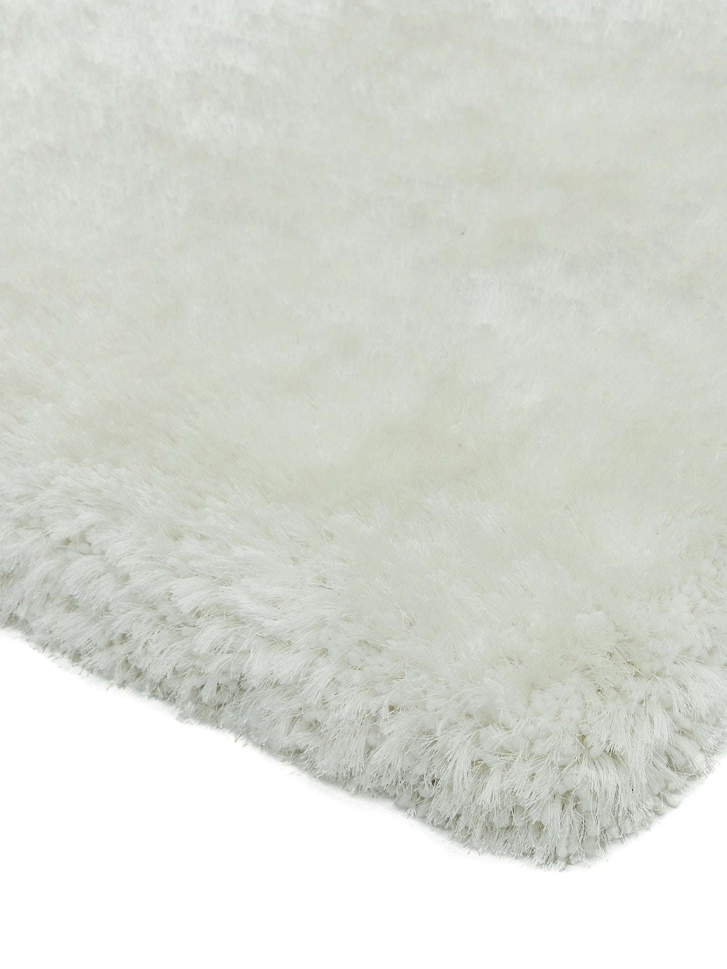 Plüschiger Shaggy-Teppich für Wohnzimmer und Schlafzimmer, Hochflor, dick, flauschig, handgefertigt, fusselfrei, seidig, schimmernd, glänzend, einfarbig, Hochflor-Teppich
