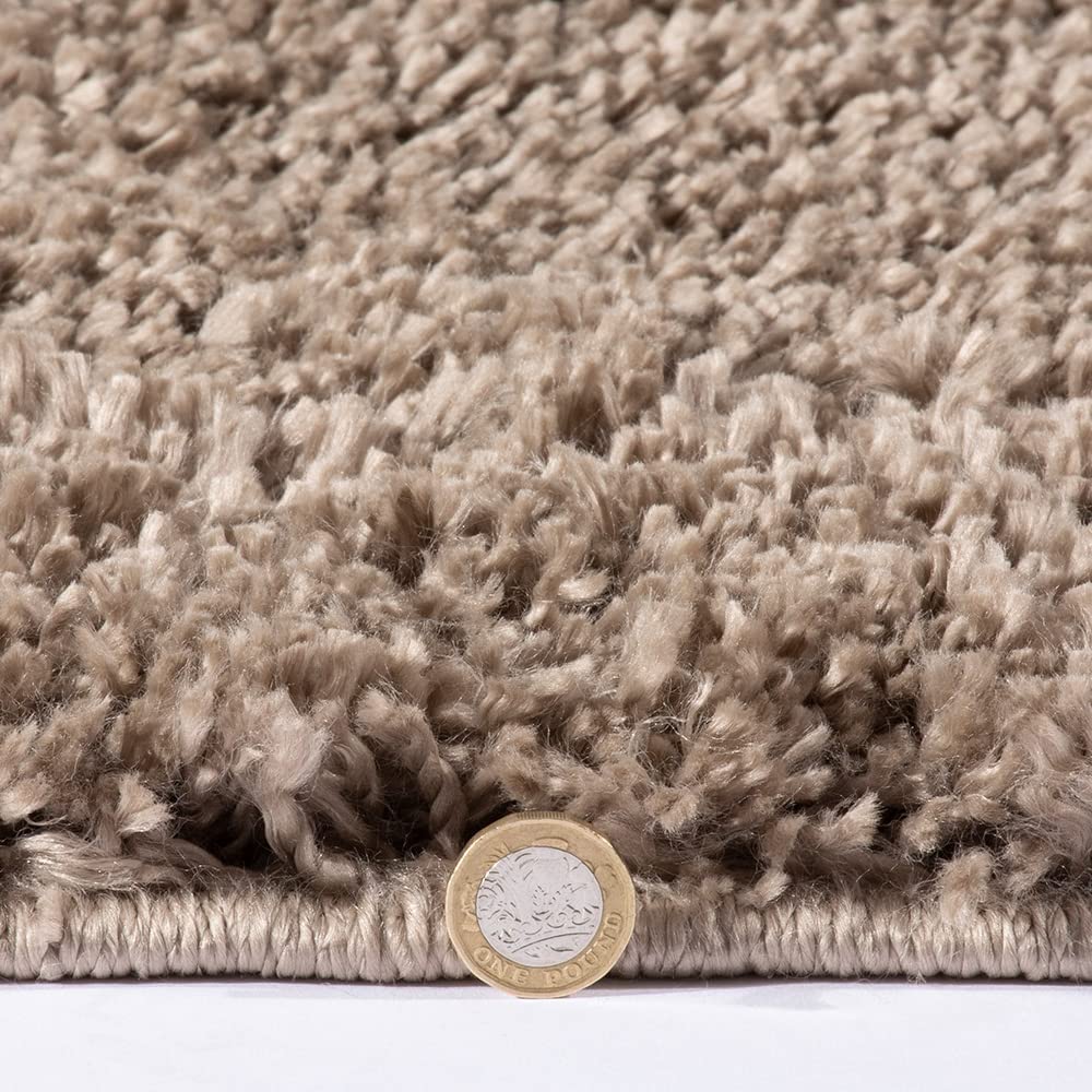 Maschinenwaschbarer, zotteliger Wohnzimmerteppich für Schlafzimmer, Flur und Küche Larissa, moderner, leicht zu reinigender Teppich, weicher Flor, rutschfest, flauschiger Teppich