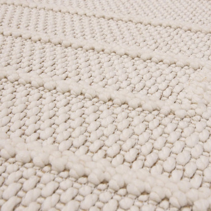 Modern Camber Rug for Living Room, Bedroom, Dining Room, Lounge Flatweave High Traffic Durable Natural Textured