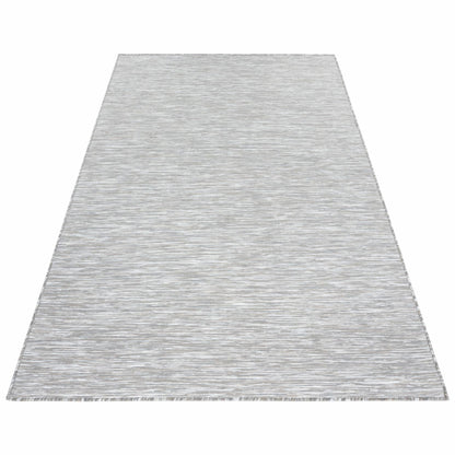 Mambo 2000 Modern Taupe Textured Indoor & Outdoor Flatweave Rug