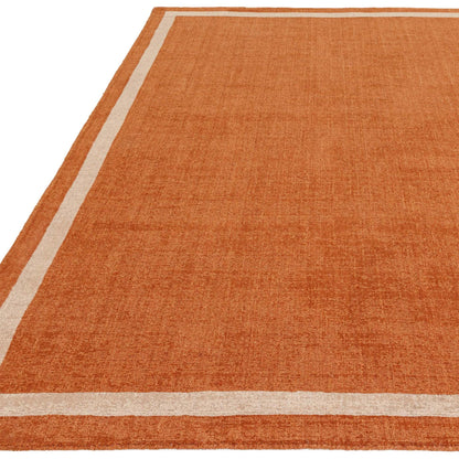 Albi Orange Runner – Bold Vibrant Elegance and Natural Wool Luxury