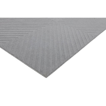 Antibes AN07 Geometric Arrow Light Grey Indoor & Outdoor Flatweave Rug
