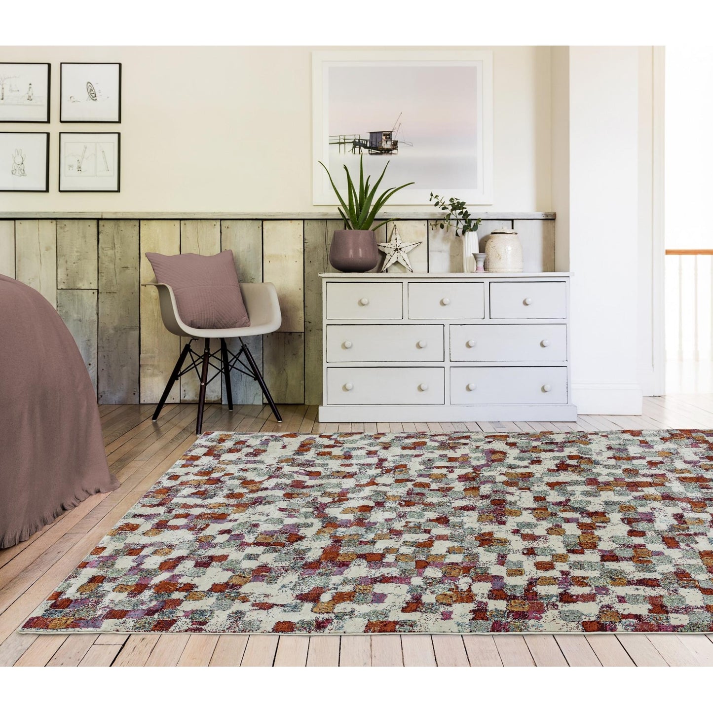 Amelie AM09 Multi – Bold Abstract Intrigue and Modern Artistic Flair