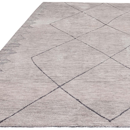 Mason Diamond Rug for Living Room Bedroom Carpet Moroccan Tribal Bohomian Scandi Look Silky Soft Rug