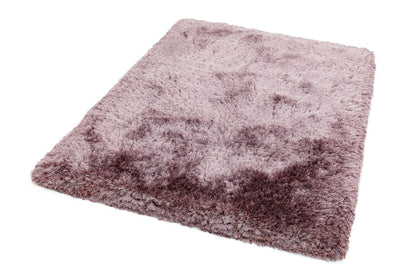 Plüschiger Shaggy-Teppich für Wohnzimmer und Schlafzimmer, Hochflor, dick, flauschig, handgefertigt, fusselfrei, seidig, schimmernd, glänzend, einfarbig, Hochflor-Teppich