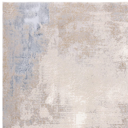 Stellar Abstract Teppich - Marmorierter Stil, seidig glänzend