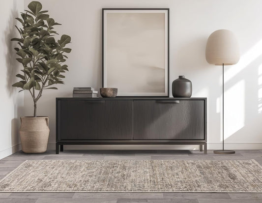 Jasper JA02 Natural Runner – Traditional Antique Style Rug 67x240 cm