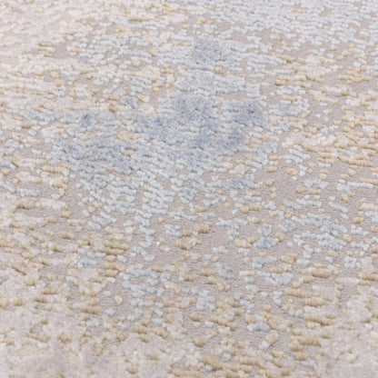 Stellar Abstract Teppich - Marmorierter Stil, seidig glänzend