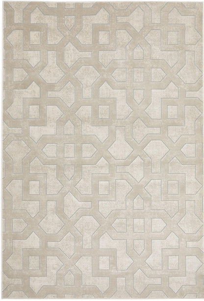 Avanti Luxus-Seidenteppich, marokkanisches geometrisches Fliesenmuster 