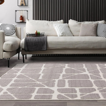 Freja Method – Cove Waschbarer Teppich Moderne abstrakte geometrische Teppiche