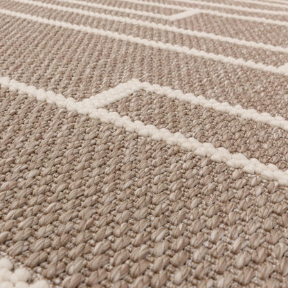 Modern Camber Rug for Living Room, Bedroom, Dining Room, Lounge Flatweave High Traffic Durable Natural Textured