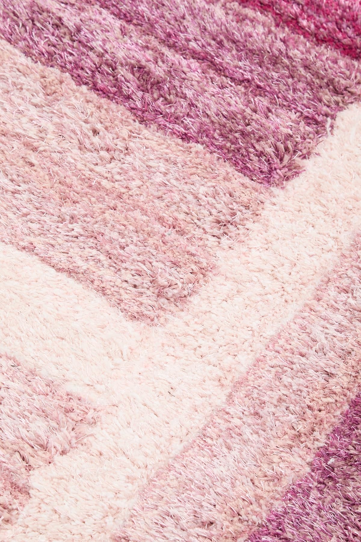 Shaggy-Teppich für Wohnzimmer, Schlafzimmer, Esszimmer, weicher Plüsch, flauschig, seidig, für den Boden, Gittermuster, 3D-Shaggy-Teppich in großer Größe, 160 x 230 cm (5'3" x 7'7")
