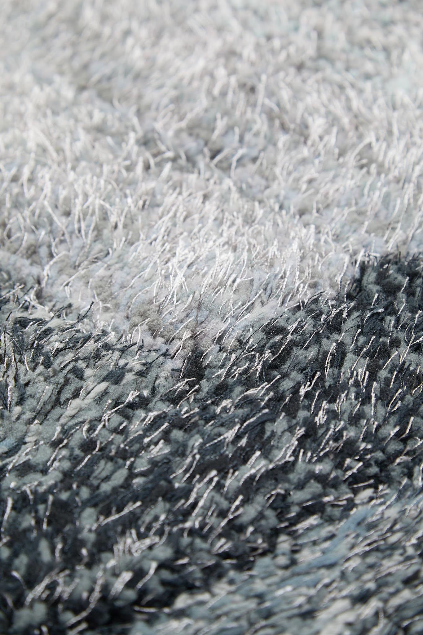 Shaggy-Teppich für Wohnzimmer, Schlafzimmer, Esszimmer, weicher Plüsch, flauschig, seidig, für den Boden, Gittermuster, 3D-Shaggy-Teppich in großer Größe, 160 x 230 cm (5'3" x 7'7")