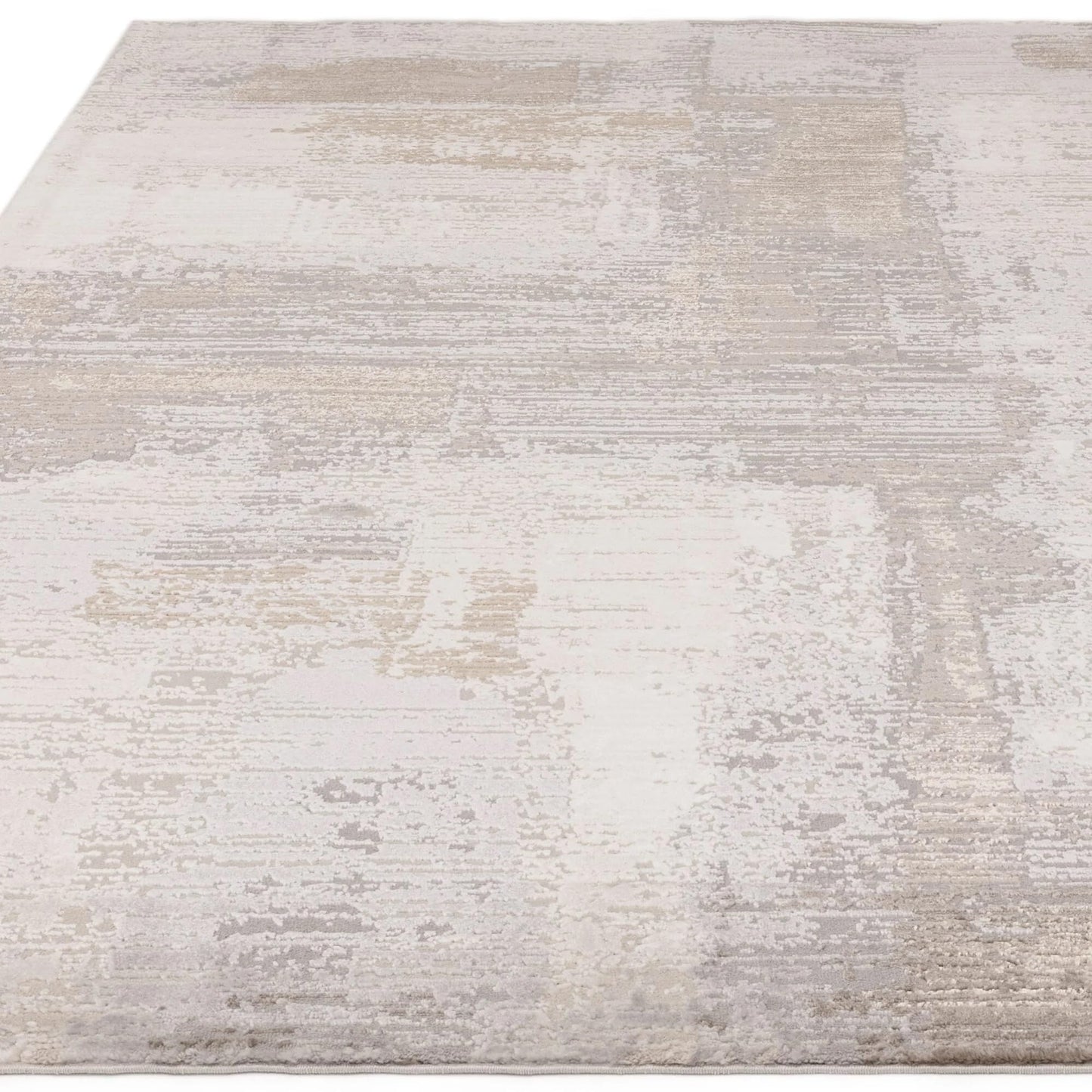 Stellar Abstract Teppich - Marmorierter Stil, seidig glänzend