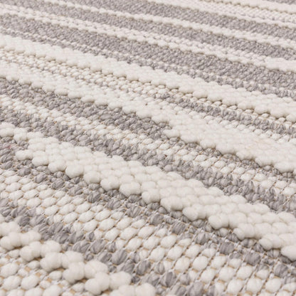 Modern Camber Rug for Living Room, Bedroom, Dining Room, Lounge Flatweave High Traffic Durable Natural Textured