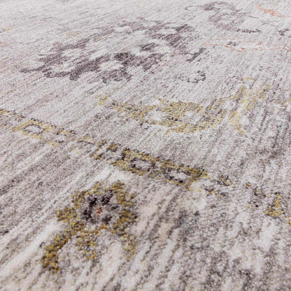 Jasper JA04 Grau Silber Läufer – Traditioneller Antik-Stil Teppich 67x240 cm