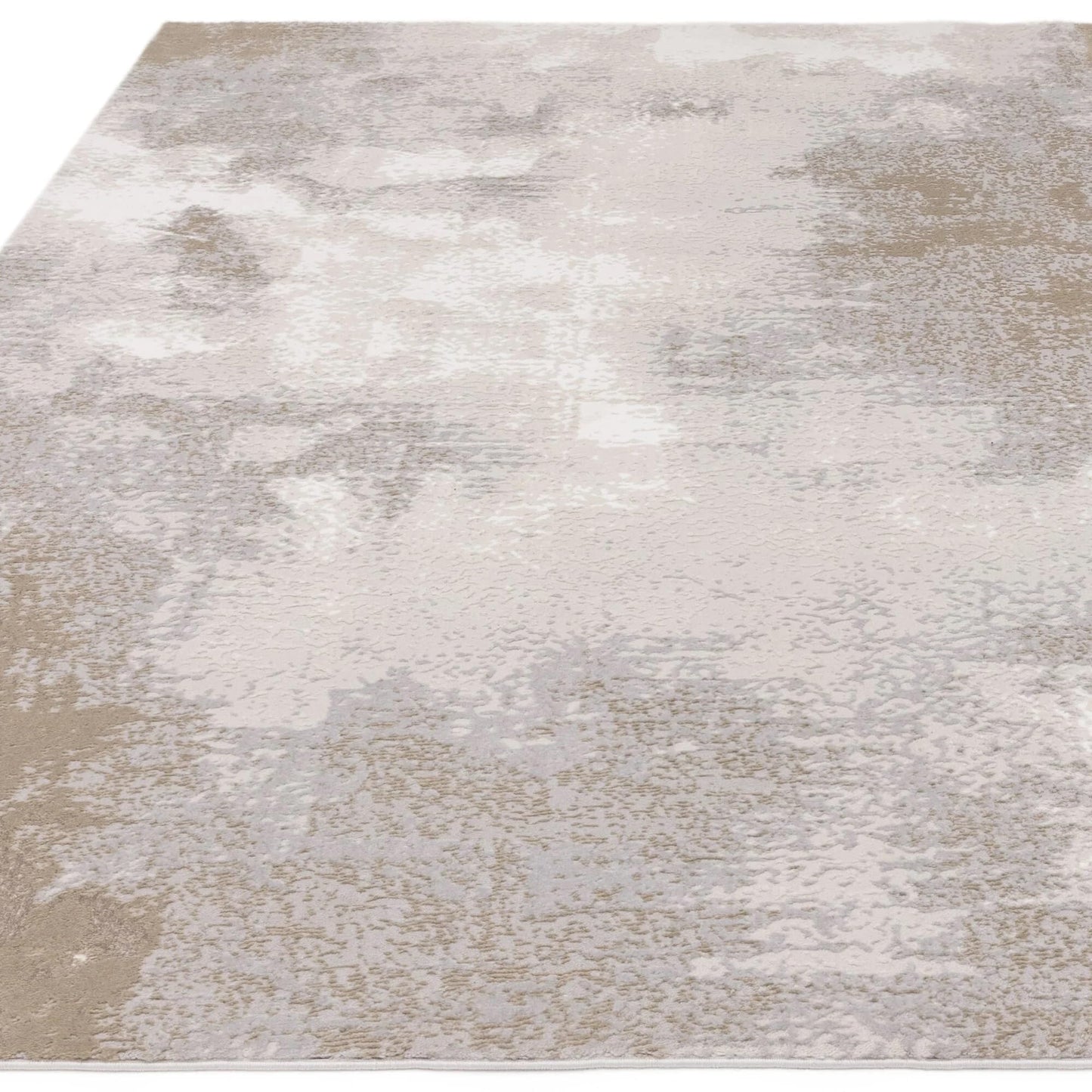 Stellar Abstract Teppich - Marmorierter Stil, seidig glänzend