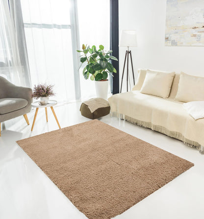 Super bequemer Teddy-Shaggy-Teppich für Wohnzimmer, Schlafzimmer, weicher Plüsch-Teppich