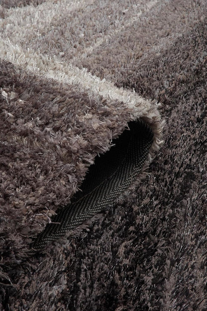 Wave 3D Shaggy Teppich – Anthrazit – 160x230 cm Weicher Plüsch Hochflor Teppich