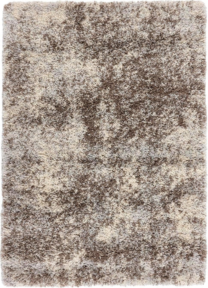 Hadley Beige Grey Mix Shaggy Rug – Ultra Soft High Pile Carpet