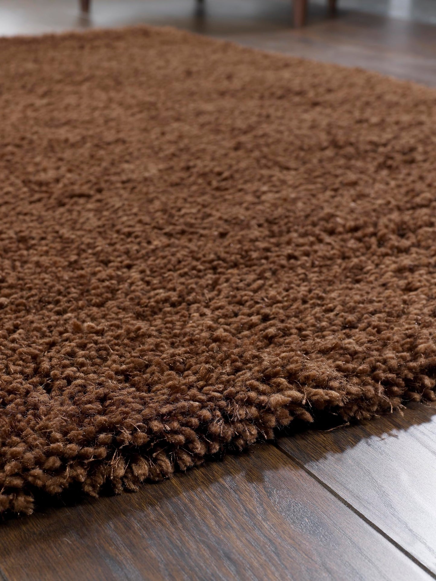 Hochfloriger Flurteppich für Schlafzimmer, Wohnzimmer, Nachttisch, flauschig, hochwertig, luxuriös, handgetuftet, seidig, einfarbig, weich, dicker Flor, fusselfrei, 67 x 200 cm (2'3" x 6'7")